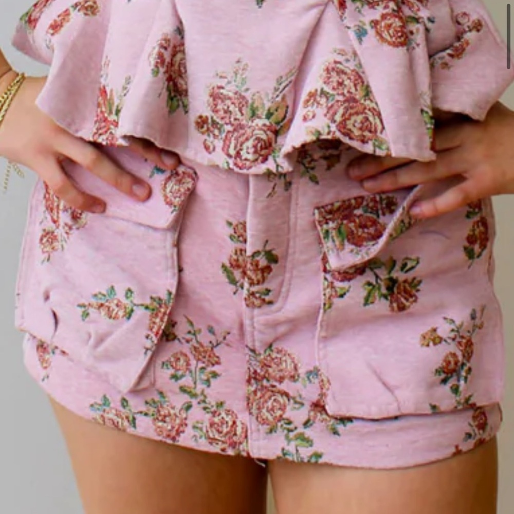 Floral Skort
